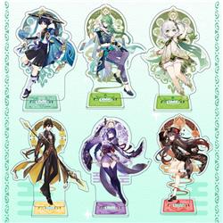 Genshin Impact anime Standing Plates 15cm