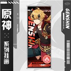Genshin Impact anime wallscroll 25*75cm
