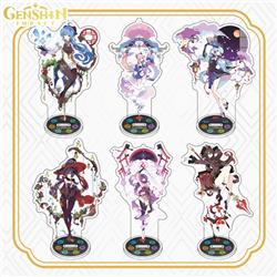 Genshin Impact anime Standing Plates 15cm