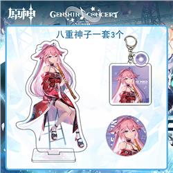 Genshin Impact anime Standing Plates 15cm a set