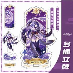 Genshin Impact anime Standing Plates 15cm