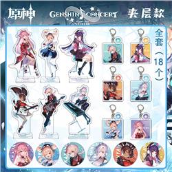 Genshin Impact anime Standing Plates 15cm a set