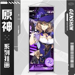 Genshin Impact anime wallscroll 25*75cm