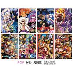 One piece anime poster price for a set of 8 pcs