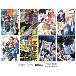 chainsaw man anime poster price for a set of 8 pcs