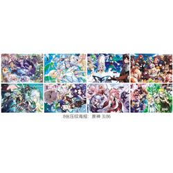 Genshin Impact anime poster price for a set of 8 pcs