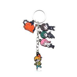 chainsaw man anime keychain