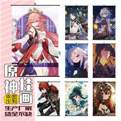 Genshin Impact anime wallscroll 60*90cm &40*60cm