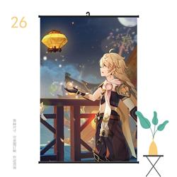 Genshin Impact anime wallscroll 60*90cm &40*60cm