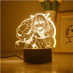 Naruto anime 7 colours LED light