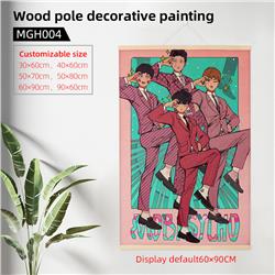 Mob Psycho 100 anime Wooden frame painting 60*90cm