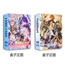 Genshin Impact anime lomo cards price for a set of 60 pcs