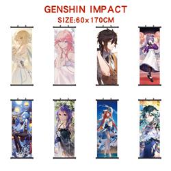 Genshin Impact anime wallscroll 60*170cm