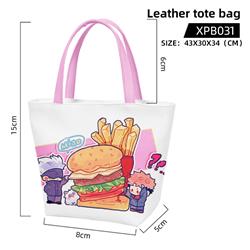 Jujutsu Kaisen anime leather tote bag