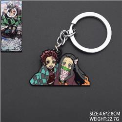 demon slayer kimets anime keychain