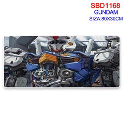Gundam anime Mouse pad 80*30cm