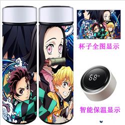 demon slayer kimets anime Intelligent temperature measuring water cup 500ml