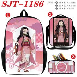 demon slayer kimets anime Backpack a set