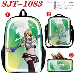 Fairy Tail anime Backpack a set