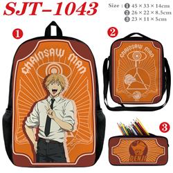 chainsaw man anime Backpack a set