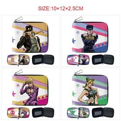 JoJos Bizarre Adventure anime wallet 10*12*2.5cm