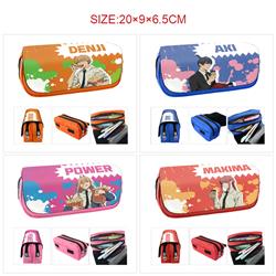 chainsaw man anime pencil bag 20*9*6.5cm