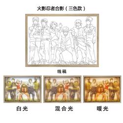 Naruto anime light painting(Large A4 wireless touch lithium battery charging model)