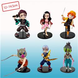 demon slayer kimets anime figure a set