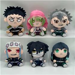 demon slayer kimets anime Plush toy 18cm 4pcs a set