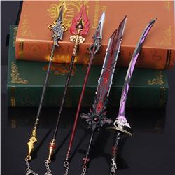 Genshin Impact anime keychain