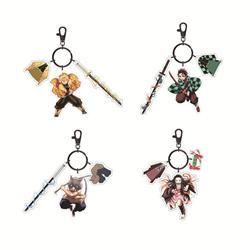 demon slayer kimets anime keychain