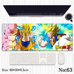 Dragon Ball anime Mouse pad 80*30*0.3cm