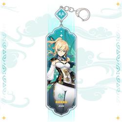 Genshin Impact anime keychain