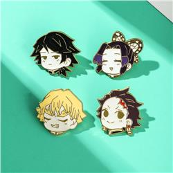 demon slayer kimets anime pin