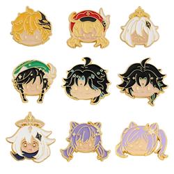Genshin Impact anime pin