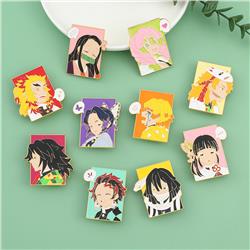 demon slayer kimets anime pin