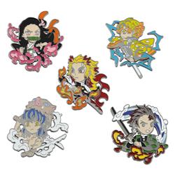 demon slayer kimets anime pin