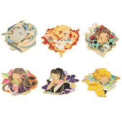 demon slayer kimets anime pin
