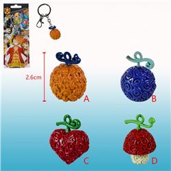 One piece anime keychain