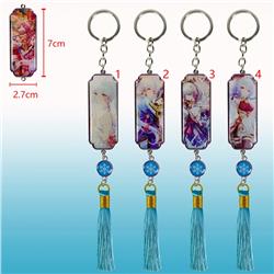 Genshin Impact anime keychain