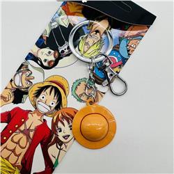 One piece anime keychain