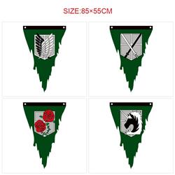 Attack On Titan anime flag 85*55cm