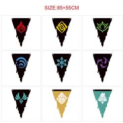 Genshin Impact anime flag 85*55cm