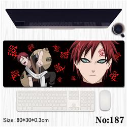Naruto anime Mouse pad 80*30*0.3cm