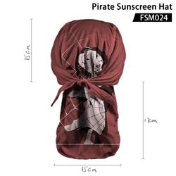 demon slayer kimets anime pirate sunscreen hat