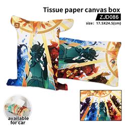 Genshin Impact anime tissue paper canvas box