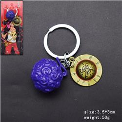 One piece anime keychain