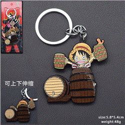 One piece anime keychain