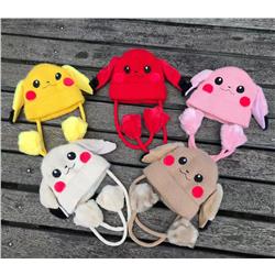 Pokemon anime hat ears move(3 years old - can be worn by adults)