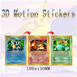 Pokemon anime 3d sticker
